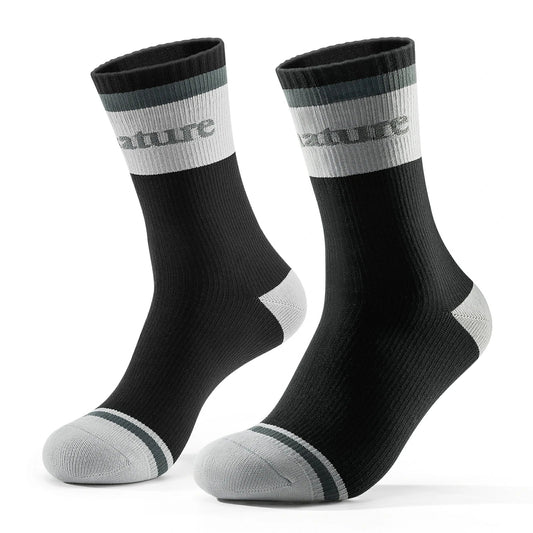 Qunature Wasserdichte Fahrradsocken Atmungsaktiv Unisex
