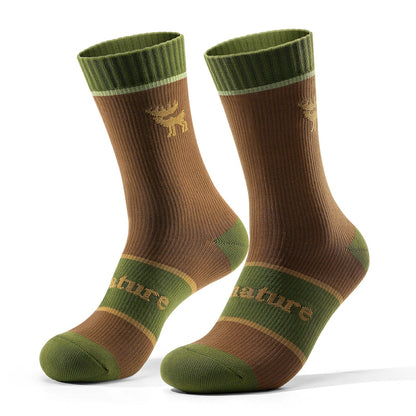 Qunature Wasserdichte Fahrradsocken Atmungsaktiv Unisex