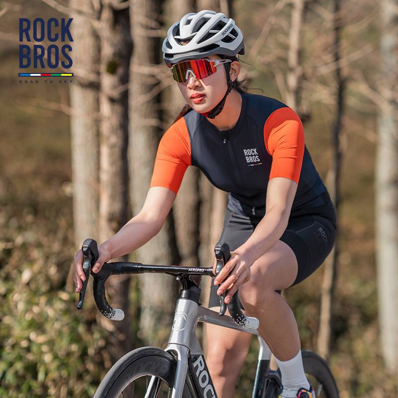 ROAD TO SKY Damen Fahrradhose schnell trocknend Radlerhose 4D Sitzpolster