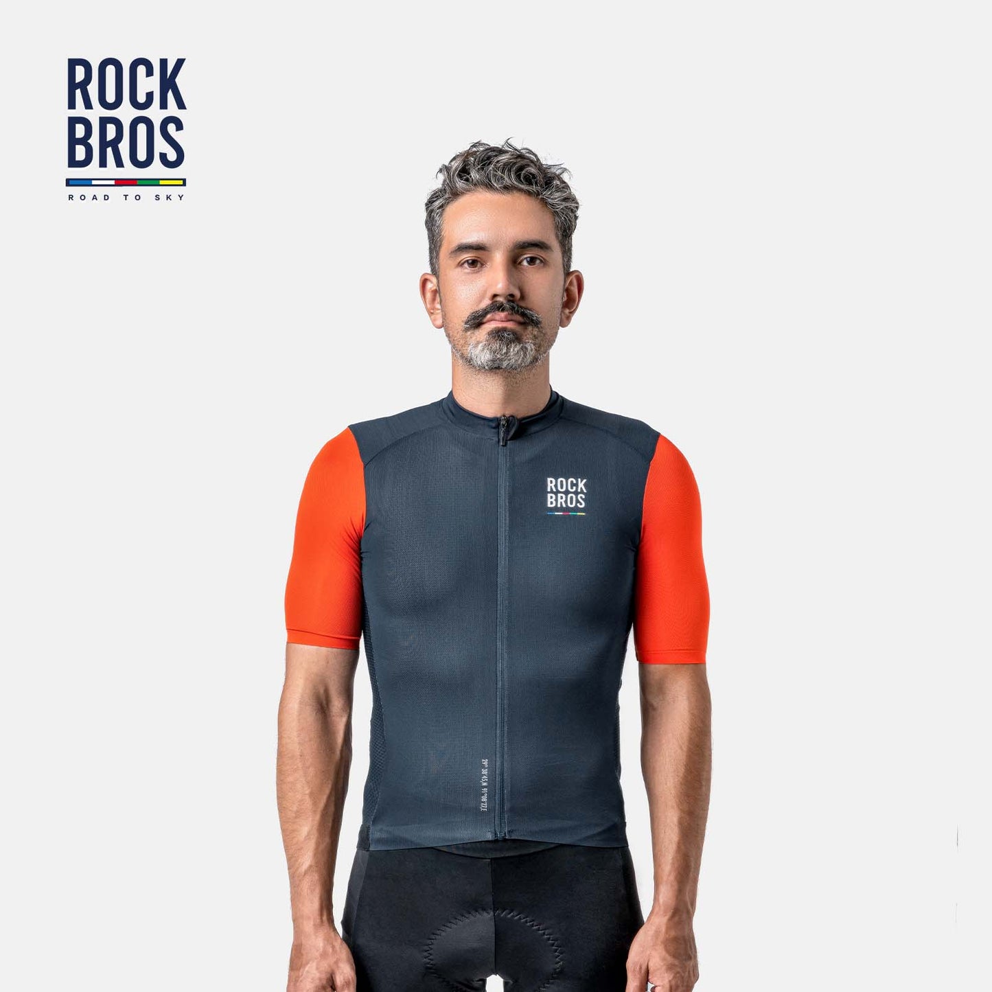 ROAD TO SKY Herren Kurzarm-Radtrikot Fahrrad Jersey für MTB & Rennrad