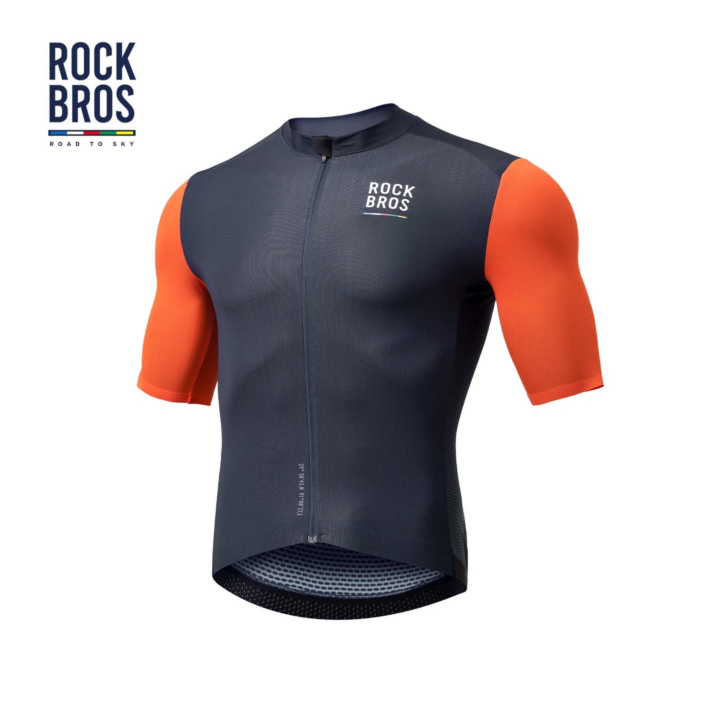 ROAD TO SKY Herren Kurzarm-Radtrikot Fahrrad Jersey für MTB & Rennrad