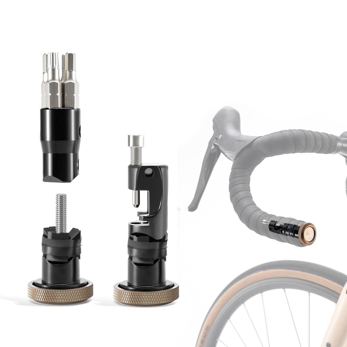 ROAD TO SKY Multifunktional 6 in 1 Reparatur Kit Werkzeug mit Kettenabzieher
