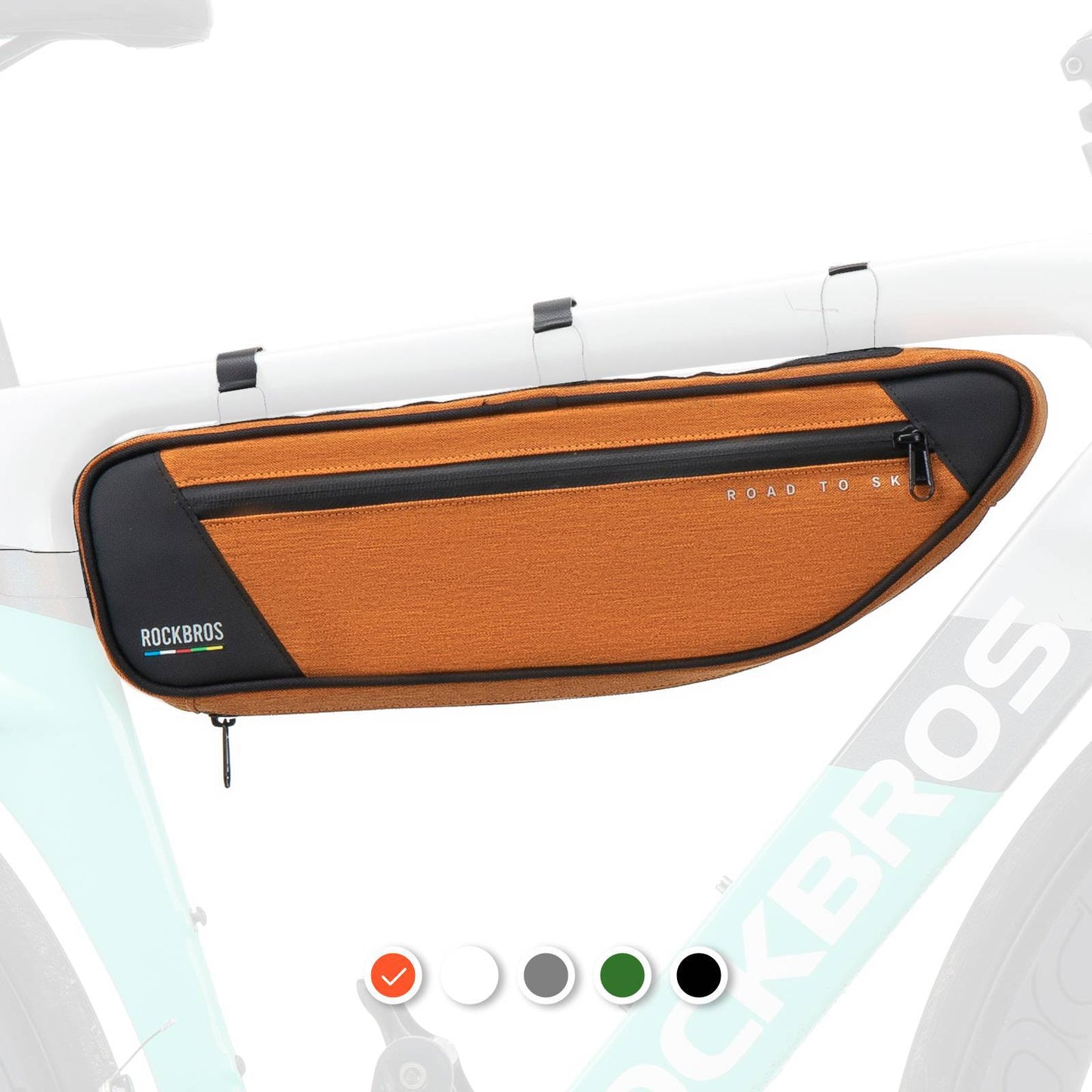 ROAD TO SKY Reflektierende Wasserdichte Fahrrad 2L Dreieckstasche