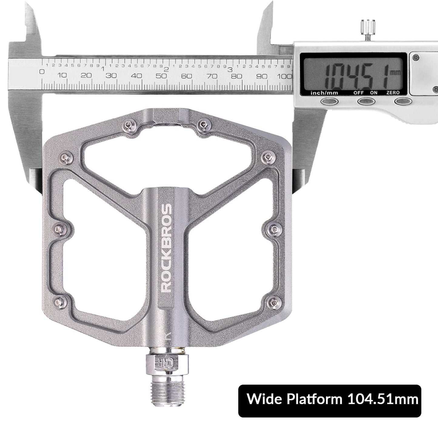 ROCKBROS Aluminium Platform Pedale 9/16 Zoll für MTB E-Bike Stadtrad