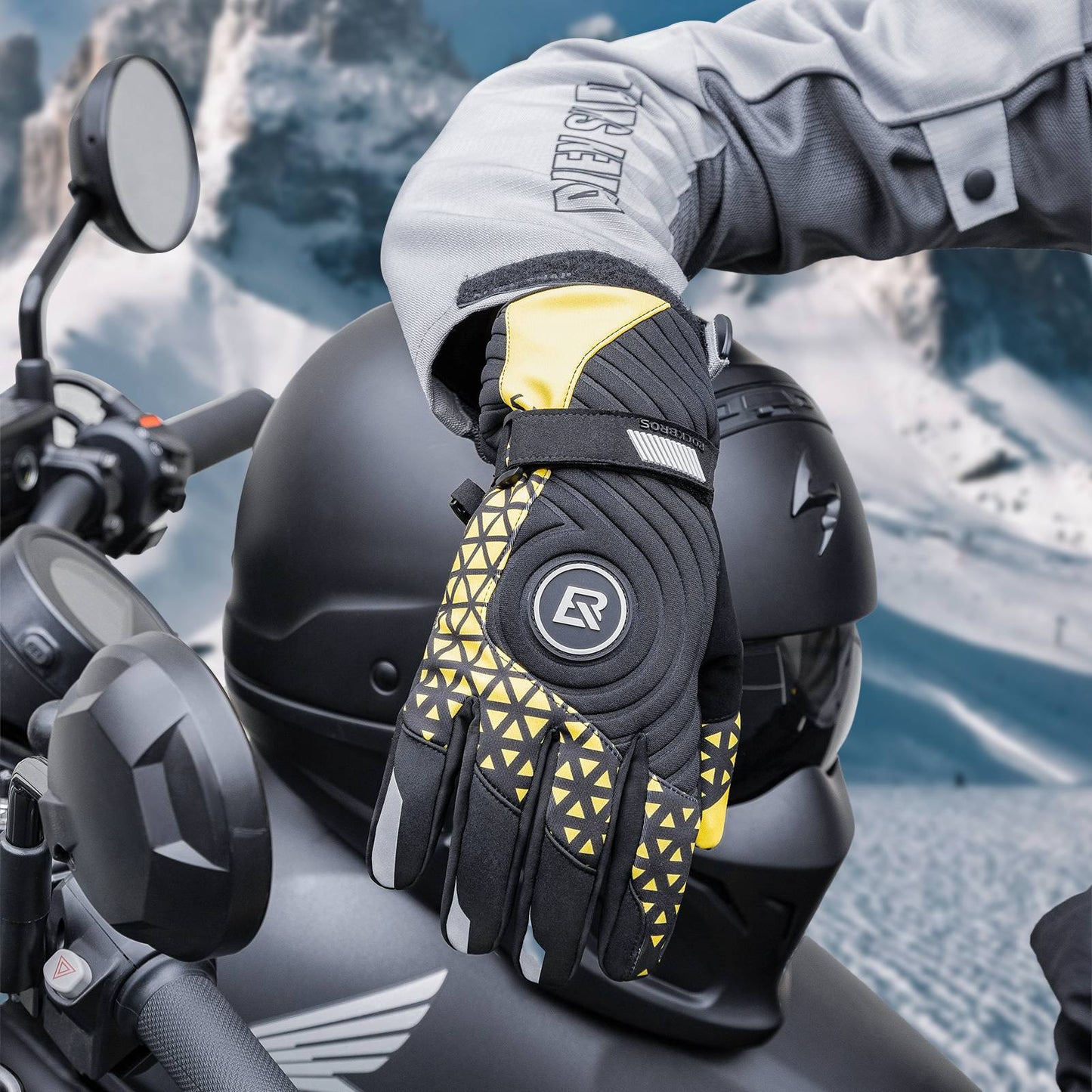 ROCKBROS Elektrische Beheizte Weste mit 3 Temperaturstufen für Herren/Damen