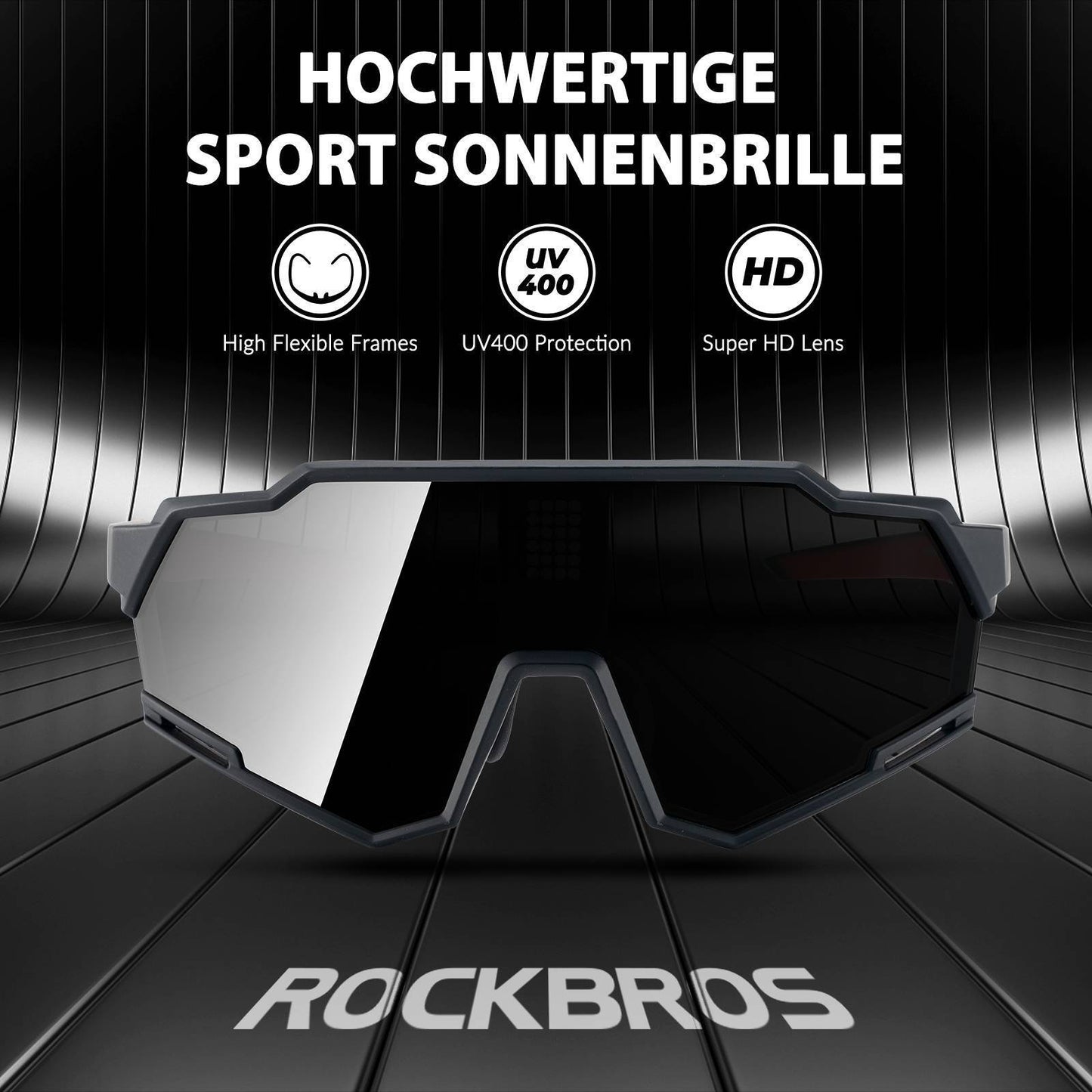 Smarte Radbrille mit Elektronischer Verdunkelung