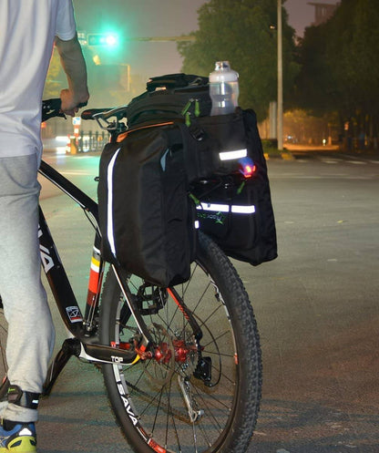 ROCKBROS Fahrrad Gepäckträgertasche wasserdichte mit Regenschutz 17-35L