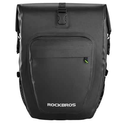 ROCKBROS Fahrrad hinter Gepäckträgertasche wasserdicht 20-27L für E-Bike/Rennrad/MTB