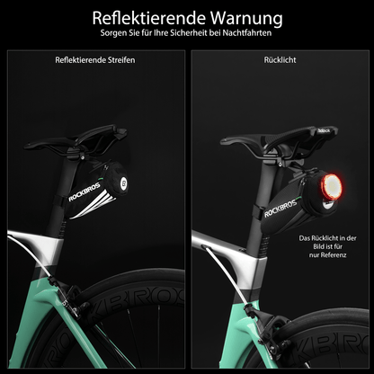 ROCKBROS Fahrrad Satteltasche für MTB/Rennrad/Faltrad Mini Portable