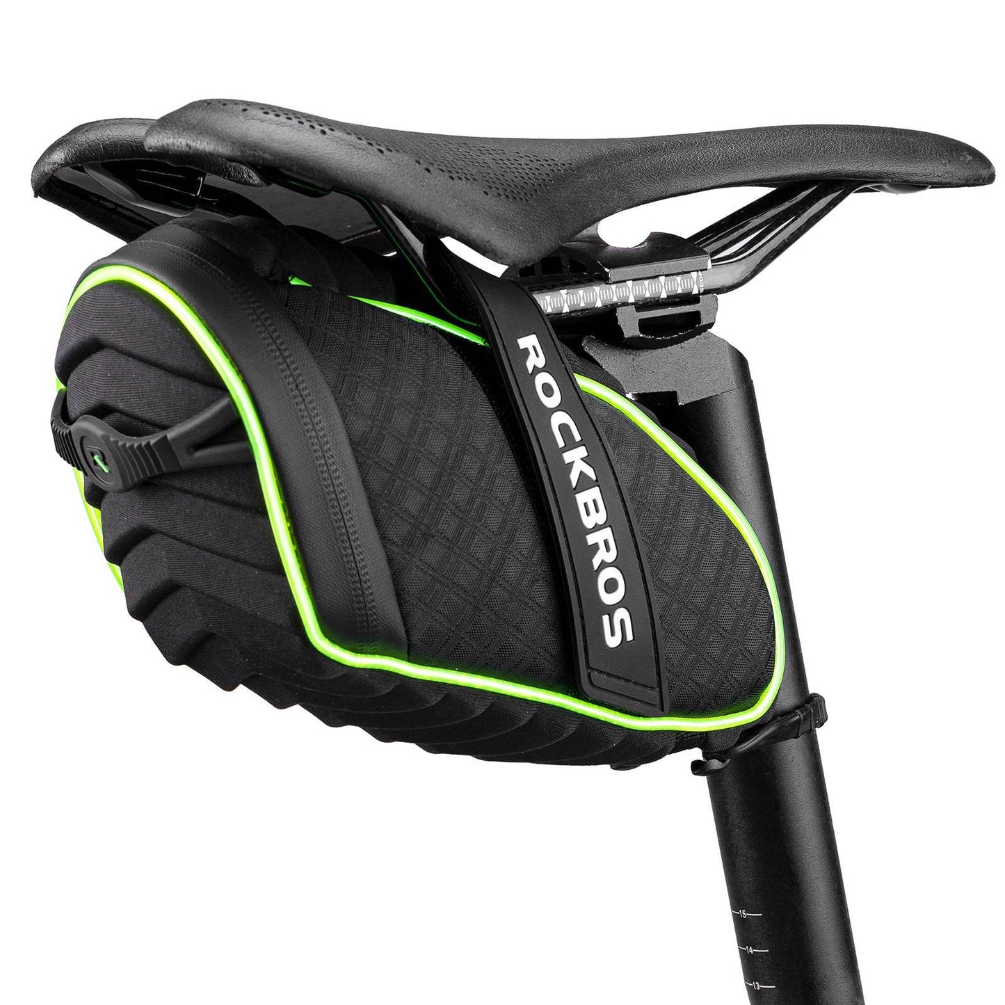 ROCKBROS Fahrrad Satteltaschen Werkzeugtasche mit Reflektorstreifen 1L