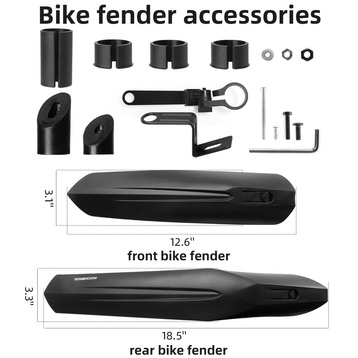 Fahrrad Schutzblech Set Mountainbikes Universal Spritzschutz