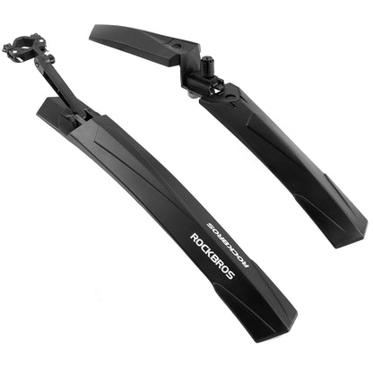 ROCKBROS Fahrrad Schutzblech Set MTB Spritzschutz 26 Zoll Schwarz