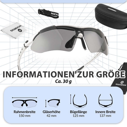 Polarisierte Fahrrad-Sonnenbrille mit UV400-Schutz