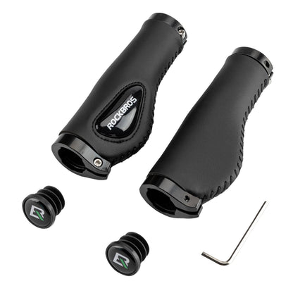 ROCKBROS Fahrradgriffe Ledergriffe für Lenker mit 22,2 mm Durchmesser