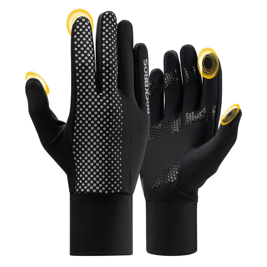 ROCKBROS Fahrradhandschuhe Touchscreen Radsport-Handschuhe Winddicht