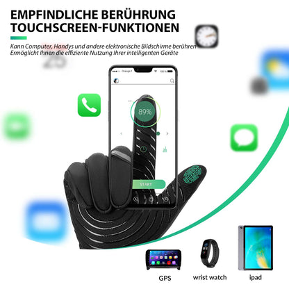 ROCKBROS Fahrradhandschuhe Touchscreen Warme Winterhandschuhe S-XL