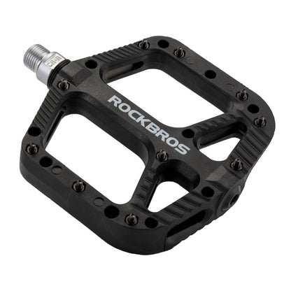 ROCKBROS Fahrradpedale Nylon Flat Pedale 9/16 Zoll mit 3 Bearing