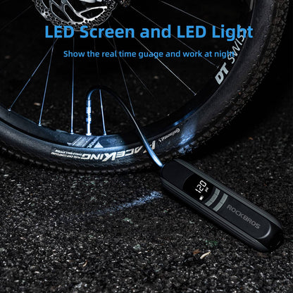 A10 Fahrradpumpe Elektrisch Luftpumpe 150PSI