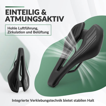 ROCKBROS Fahrradsattel Ergonomisch Fahrradsitz Atmungsaktiver 14,5 * 25cm