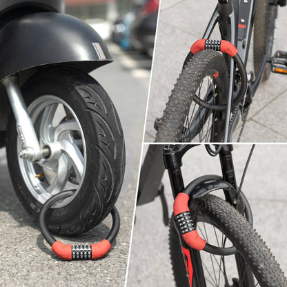 ROCKBROS Fahrradschloss 5-stelliges Kabelschloss