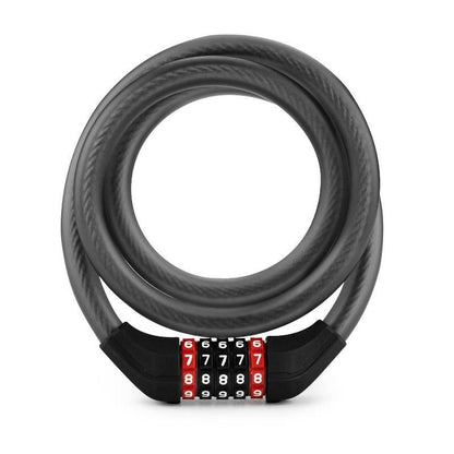 ROCKBROS Fahrradschloss mit 5-stelligem Zahlencode aus PVC und Stahl