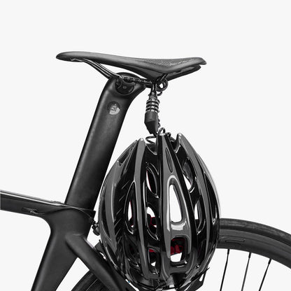 ROCKBROS Fahrradschloss Zahlenschloss  Helmschloss mit 4-stellig Code max. 150 cm