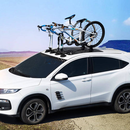 ROCKBROS Fahrradträger Fahrrad Dachträger mit Saugnäpfe Schnellmontage