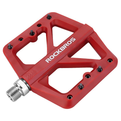 ROCKBROS Flat pedale 9/16 aus Nylon 3 Sealed Bearings rutschfest