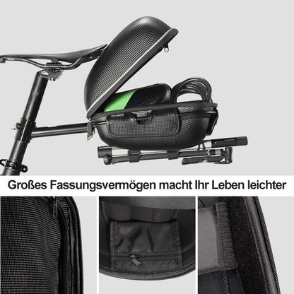 Gepäckträgertasche Wasserfest Schnellspanner Design mit Halterung