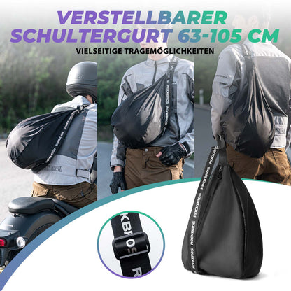 ROCKBROS Helmtasche Motorrad Helmbeutel Einstellbarer Schultergurt