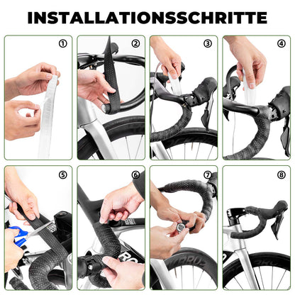 ROCKBROS Lenkerband Rennrad Rutschfest Stoßdämpfer Griffband 2 Rollen