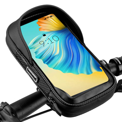 ROCKBROS Lenkertasche 360° Drehung Handyhalterung für Motorrad & Fahrrad