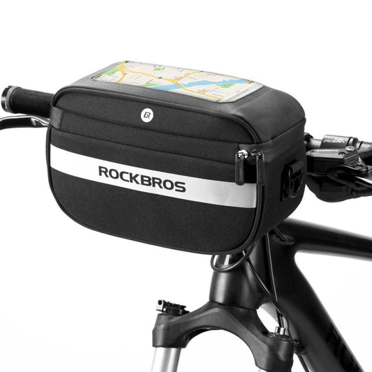 ROCKBROS multifunktional Fahrrad Lenkertasche mit PVC-Touchscreen und Schultergurt