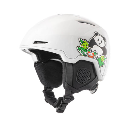 ROCKBROS-Qunature Skihelm mit Ohrenschützern Schneehelm Winter für Skifahren