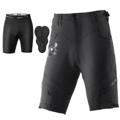 Kurze Atmungsaktive Radhose für Herren (Anti-Stoß)
