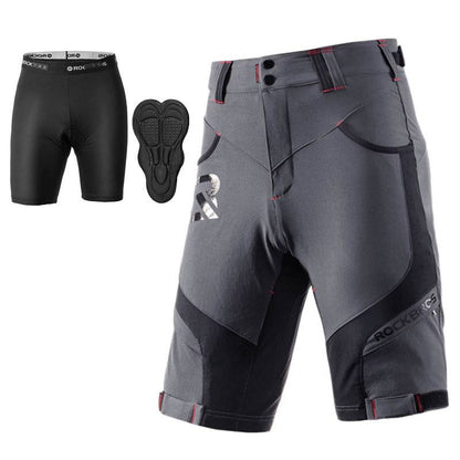 Kurze Atmungsaktive Radhose für Herren (Anti-Stoß)
