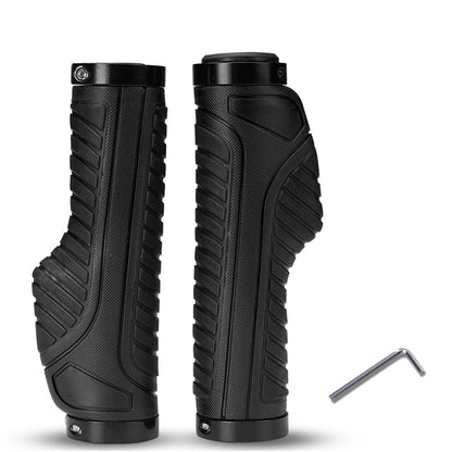 ROCKBROS Rutschfeste Fahrradgriffe aus Gummi mit Lock-on Design für MTB