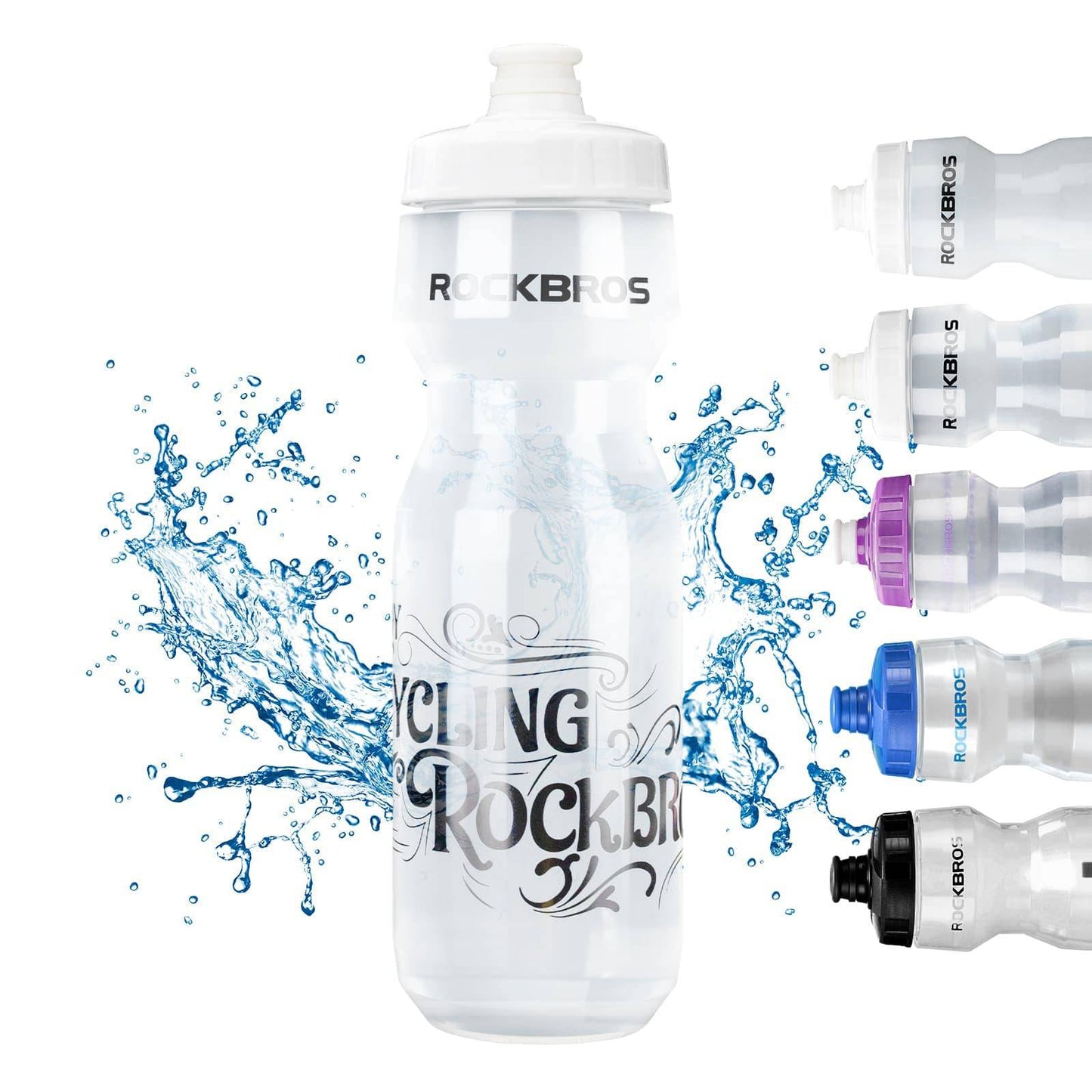 ROCKBROS Sport Trinkflasche 750ml Fahrrad Wasserflasche BPA-Frei