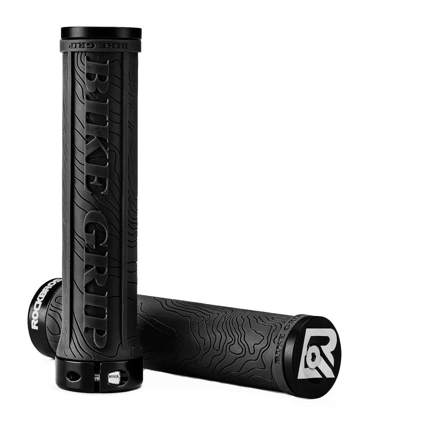 ROCKBROS Ultra-Leicht Fahrradgriffe aus Gummi mit Aluminium Lock-on Design