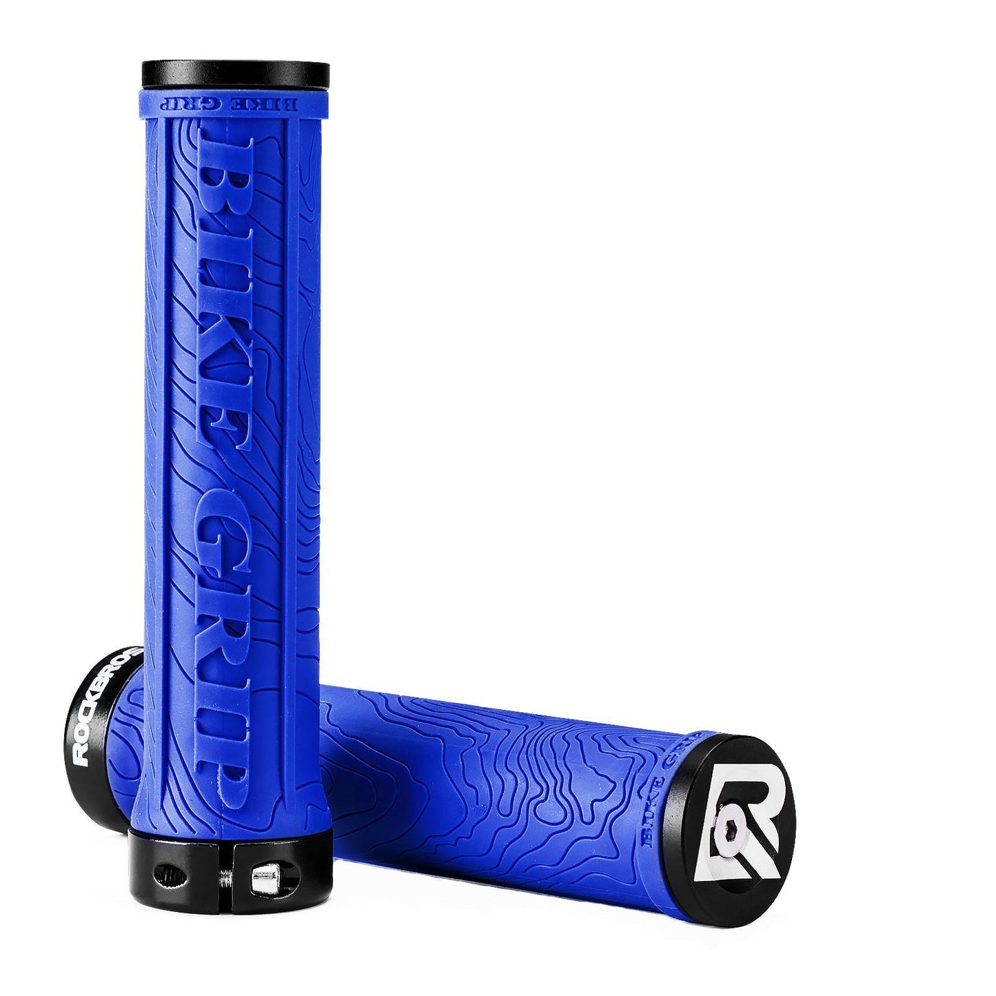 ROCKBROS Ultra-Leicht Fahrradgriffe aus Gummi mit Aluminium Lock-on Design