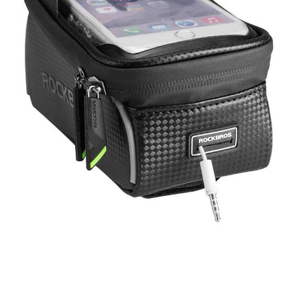 ROCKBROS wasserdicht Oberrohrtasche 1,5L für Handys unter 6,5 Zoll
