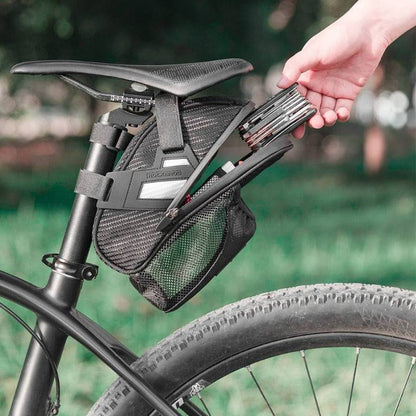 ROCKBROS wasserdichte Satteltasche mit Flaschenhalter für MTB Rennrad