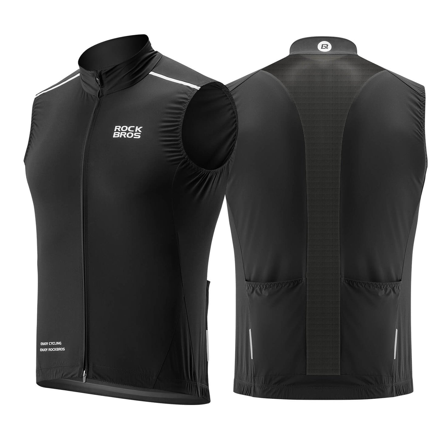 ROCKBROS Windweste Radsport Warnweste Ärmellose