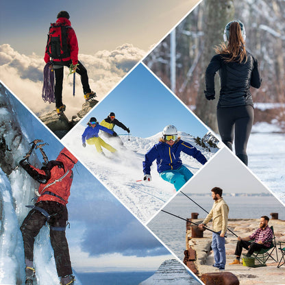 ROCKBROS Wintermütze Warm Strickmütze für Radfahren & Skifahren Schwarz