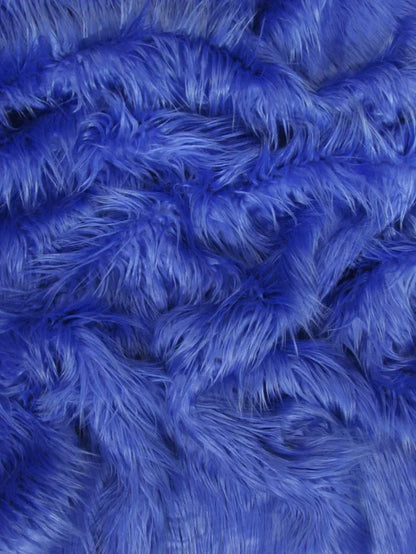 EcoShag™ Solid Mongolian Shaggy Fur – Langfloriges Kunstfell