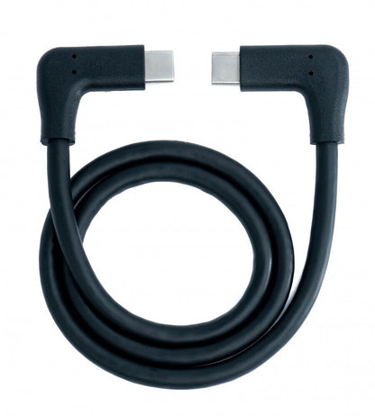 USB 3.1 Gen 2 cable 2 m Type C male to male 2x angle in black
