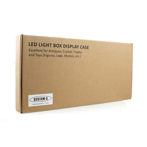 System-S LED Vitrine Display Case Box für Sammlerobjekte