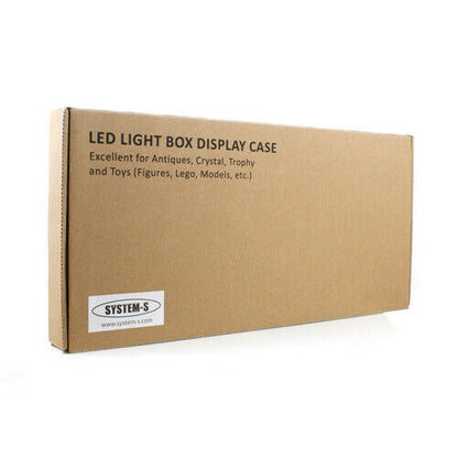 System-S LED Vitrine Display Case Box für Sammlerobjekte