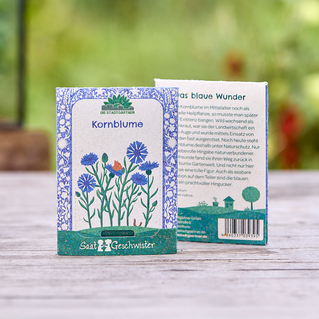 Organic cornflower seeds
