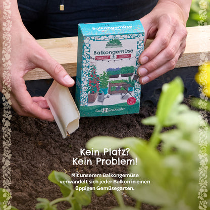 Organic seed set "Balcony vegetables"
